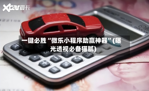 一键必胜“微乐小程序助赢神器”(曝光透视必备猫腻)-第2张图片