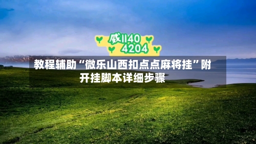 教程辅助“微乐山西扣点点麻将挂”附开挂脚本详细步骤-第3张图片