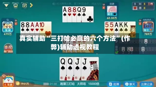 真实辅助“三打哈必赢的六个方法	”(作弊)辅助透视教程-第2张图片