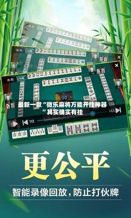 最新一款“微乐麻将万能开挂神器”其实确实有挂-第2张图片