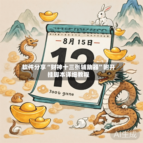软件分享“财神十三张辅助器”附开挂脚本详细教程-第2张图片