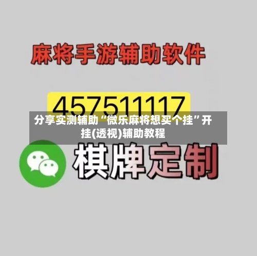 分享实测辅助“微乐麻将想买个挂	”开挂(透视)辅助教程-第2张图片