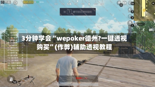 3分钟学会“wepoker德州?一键透视购买	”(作弊)辅助透视教程-第2张图片