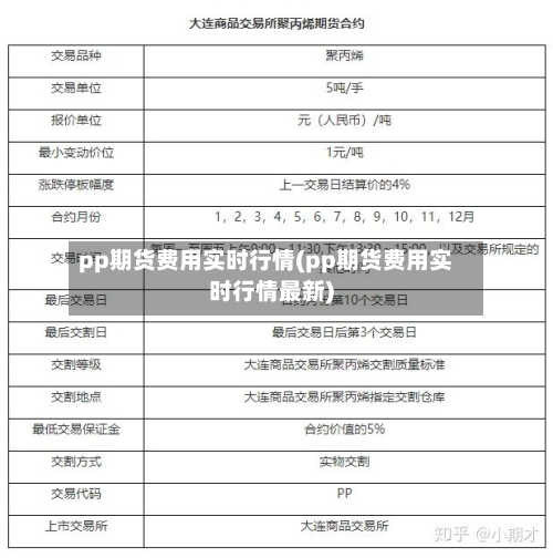 pp期货费用实时行情(pp期货费用实时行情最新)-第2张图片