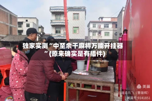 独家实测“中至余干麻将万能开挂器”(原来确实是有插件)-第2张图片