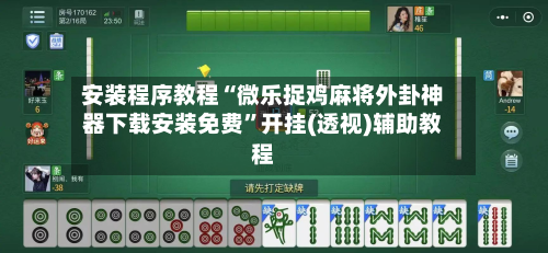 安装程序教程“微乐捉鸡麻将外卦神器下载安装免费	”开挂(透视)辅助教程-第2张图片