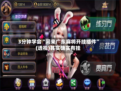 3分钟学会“闲来广东麻将开挂插件”(透视)其实确实有挂-第2张图片