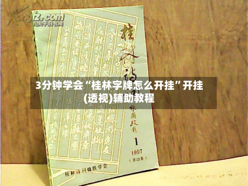 3分钟学会“桂林字牌怎么开挂”开挂(透视)辅助教程