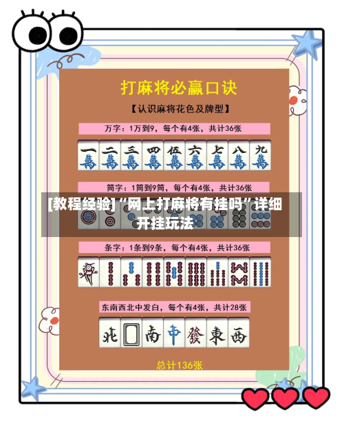 [教程经验]“网上打麻将有挂吗”详细开挂玩法