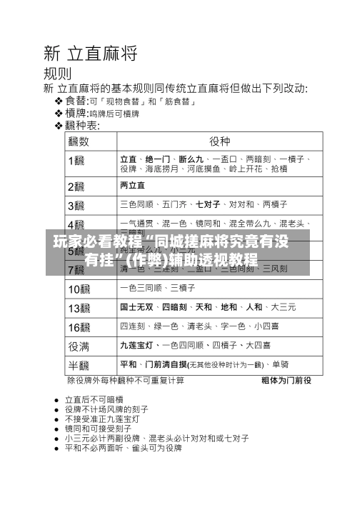 玩家必看教程“同城搓麻将究竟有没有挂”(作弊)辅助透视教程-第3张图片