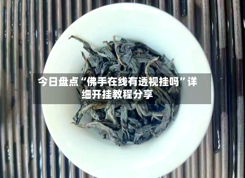 今日盘点“佛手在线有透视挂吗”详细开挂教程分享-第2张图片