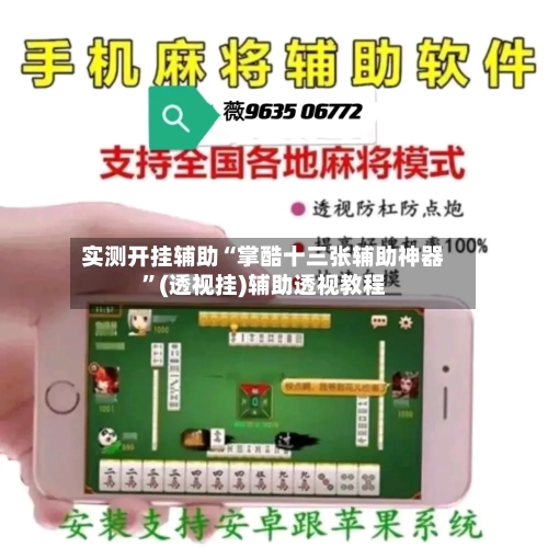 实测开挂辅助“掌酷十三张辅助神器”(透视挂)辅助透视教程-第2张图片