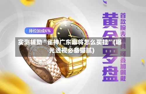 实测辅助“雀神广东麻将怎么买挂”(曝光透视必备猫腻)