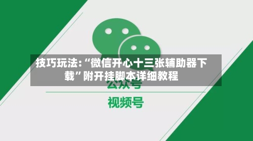 技巧玩法:“微信开心十三张辅助器下载”附开挂脚本详细教程-第2张图片