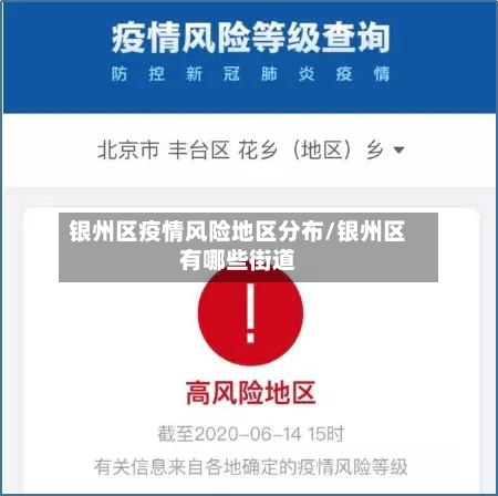 银州区疫情风险地区分布/银州区有哪些街道-第2张图片