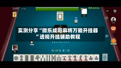 实测分享“微乐咸阳麻将万能开挂器	”透视开挂辅助教程-第1张图片