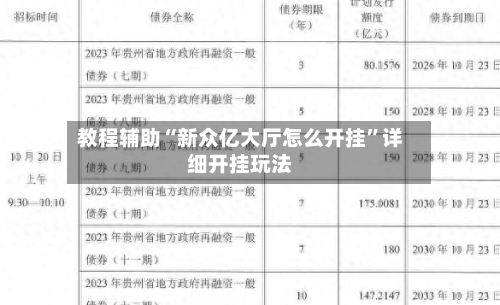 教程辅助“新众亿大厅怎么开挂”详细开挂玩法-第3张图片