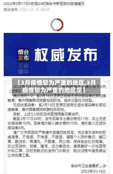 【3月疫情较为严重的地区,3月疫情较为严重的地区是】-第2张图片