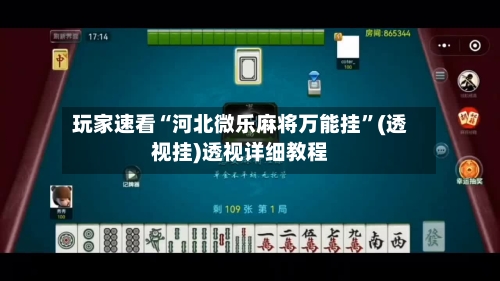 玩家速看“河北微乐麻将万能挂	”(透视挂)透视详细教程-第3张图片