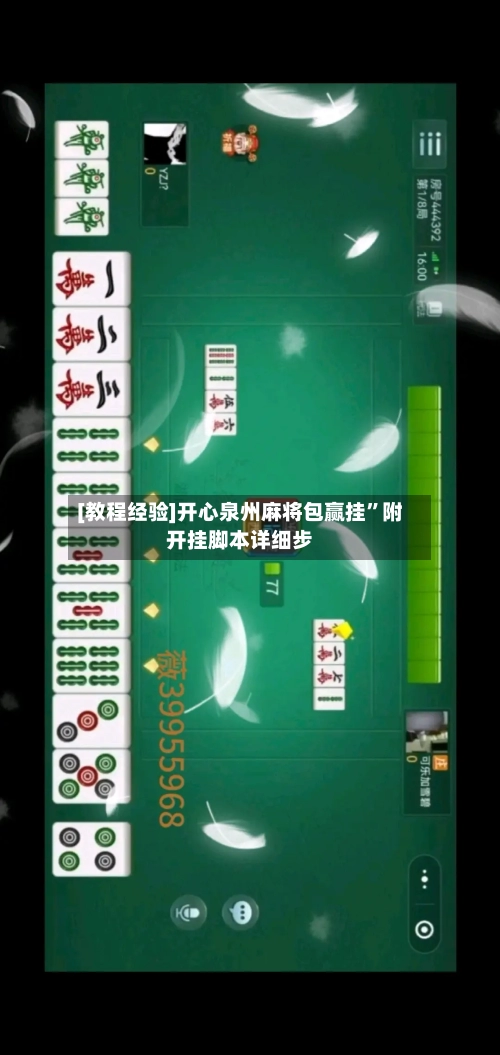[教程经验]开心泉州麻将包赢挂”附开挂脚本详细步-第3张图片