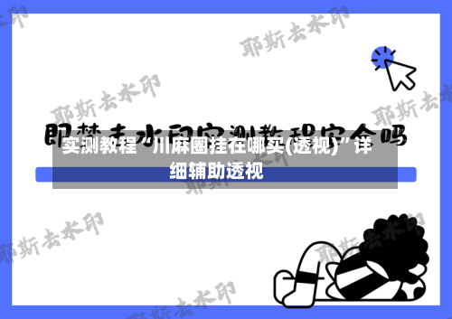 实测教程“川麻圈挂在哪买(透视)	”详细辅助透视-第2张图片