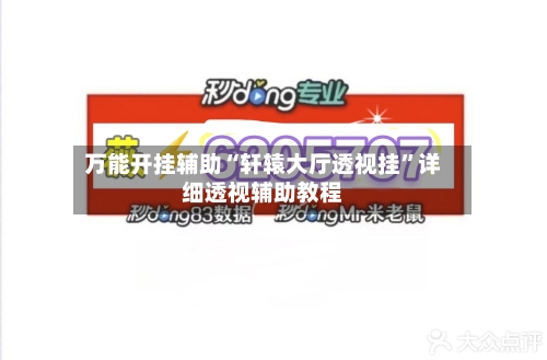 万能开挂辅助“轩辕大厅透视挂”详细透视辅助教程
