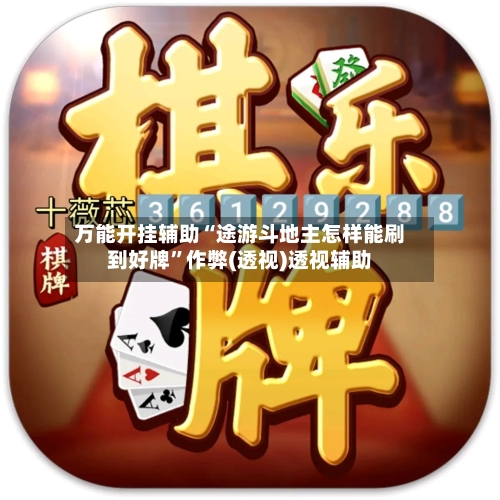 万能开挂辅助“途游斗地主怎样能刷到好牌	”作弊(透视)透视辅助-第2张图片