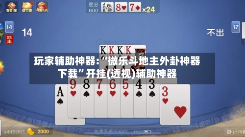 玩家辅助神器:“微乐斗地主外卦神器下载”开挂(透视)辅助神器-第2张图片