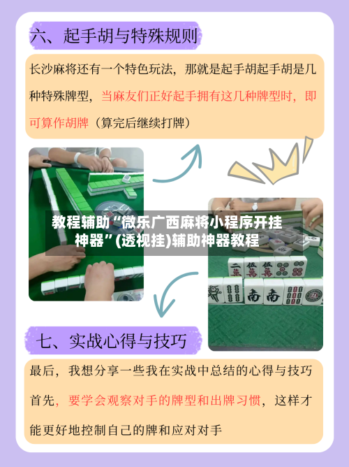教程辅助“微乐广西麻将小程序开挂神器”(透视挂)辅助神器教程-第3张图片