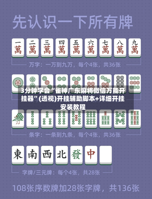 3分钟学会“雀神广东麻将微信万能开挂器”(透视)开挂辅助脚本+详细开挂安装教程-第2张图片