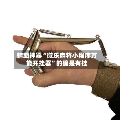 辅助神器“微乐麻将小程序万能开挂器”的确是有挂