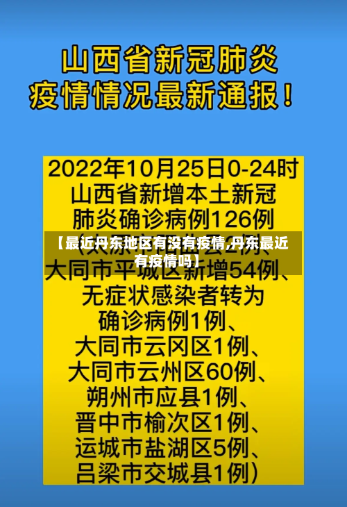 【最近丹东地区有没有疫情,丹东最近有疫情吗】-第2张图片