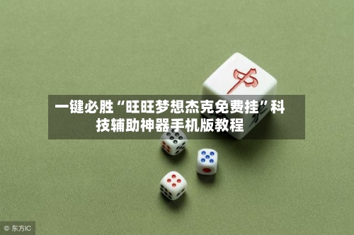 一键必胜“旺旺梦想杰克免费挂”科技辅助神器手机版教程-第3张图片