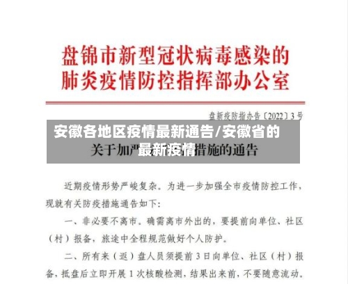 安徽各地区疫情最新通告/安徽省的最新疫情-第2张图片