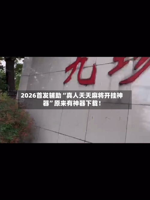 2026首发辅助“真人天天麻将开挂神器”原来有神器下载！