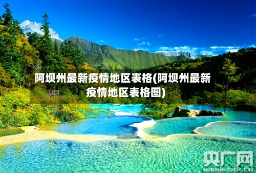阿坝州最新疫情地区表格(阿坝州最新疫情地区表格图)