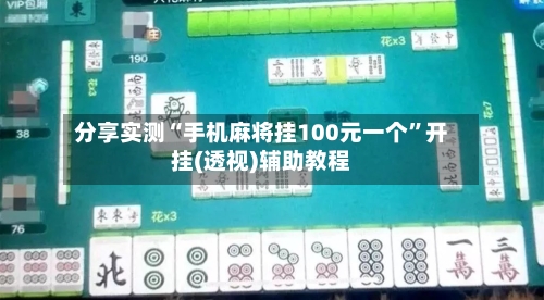 分享实测“手机麻将挂100元一个”开挂(透视)辅助教程-第3张图片