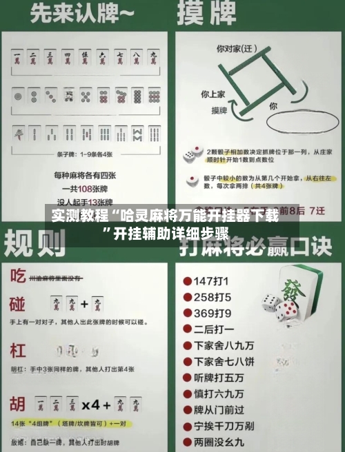 实测教程“哈灵麻将万能开挂器下载”开挂辅助详细步骤-第2张图片