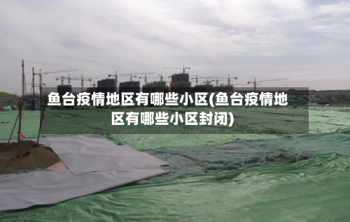 鱼台疫情地区有哪些小区(鱼台疫情地区有哪些小区封闭)-第2张图片