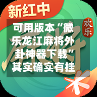 可用版本“微乐龙江麻将外卦神器下载	”其实确实有挂-第2张图片