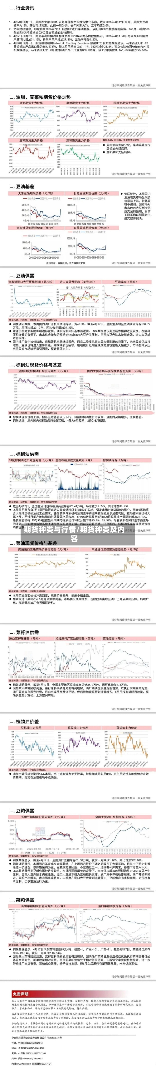 期货种类与行情/期货种类及内容