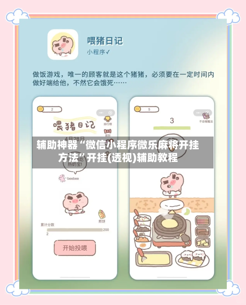 辅助神器“微信小程序微乐麻将开挂方法”开挂(透视)辅助教程-第2张图片