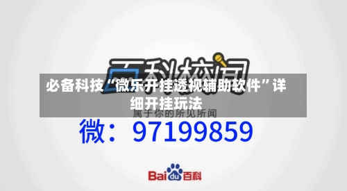 必备科技“微乐开挂透视辅助软件”详细开挂玩法-第2张图片