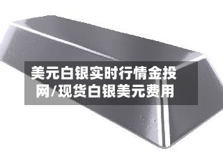 美元白银实时行情金投网/现货白银美元费用