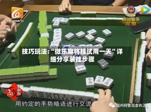 技巧玩法:“微乐麻将挂试用一天”详细分享装挂步骤-第3张图片