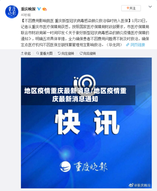 地区疫情重庆最新消息/地区疫情重庆最新消息通知