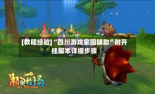 [教程经验]“四川游戏家园辅助	”附开挂脚本详细步骤-第2张图片