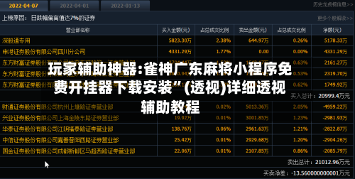 玩家辅助神器:雀神广东麻将小程序免费开挂器下载安装”(透视)详细透视辅助教程-第2张图片