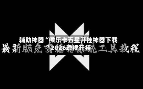 辅助神器“微乐卡五星开挂神器下载”2026透视开挂-第3张图片