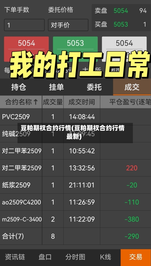 豆粕期权合约行情(豆粕期权合约行情最新)-第2张图片